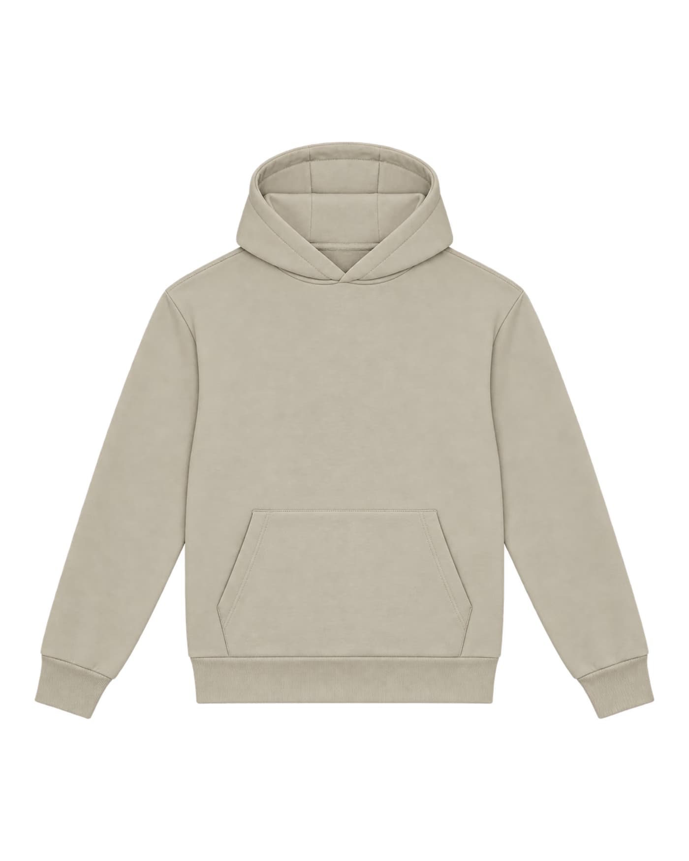 Sweat personnalisé Alba, 70 % coton ringspun, 20 % polyester, 10 % polyester recyclé, 440 g/m², coloris Pierre