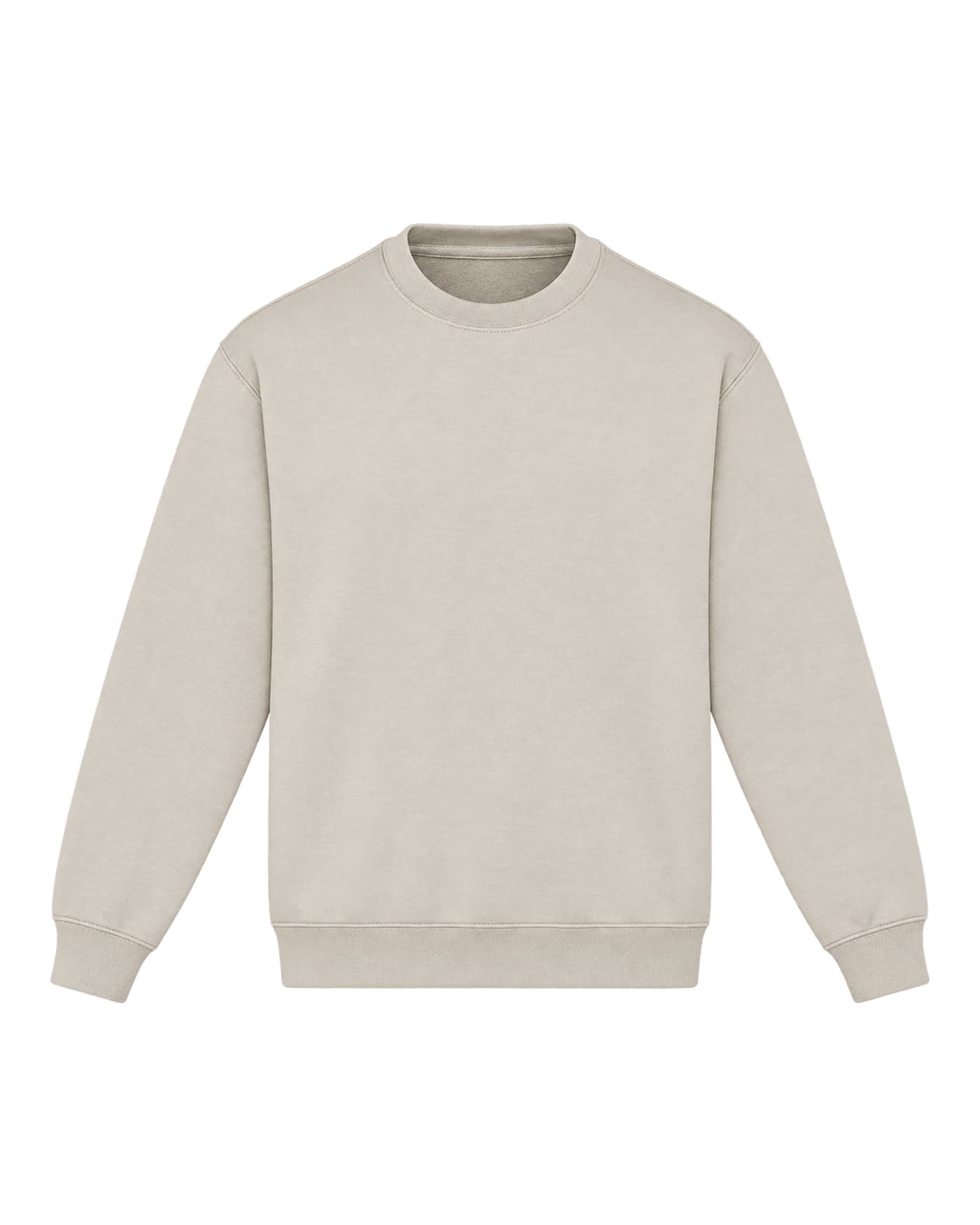 Sweat-shirt Gabin à personnaliser, coupe large, 280 g/m², coloris pierre