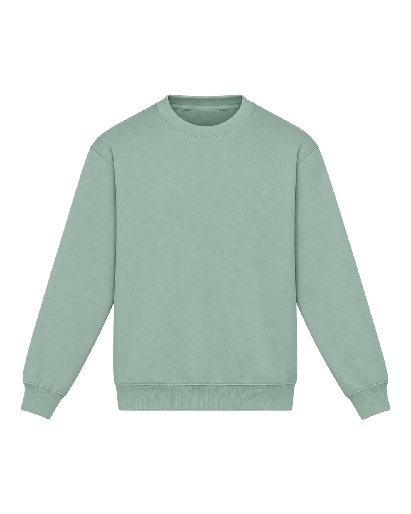 Sweat-shirt Gabin à personnaliser, coupe large, 280 g/m², coloris vert sauge