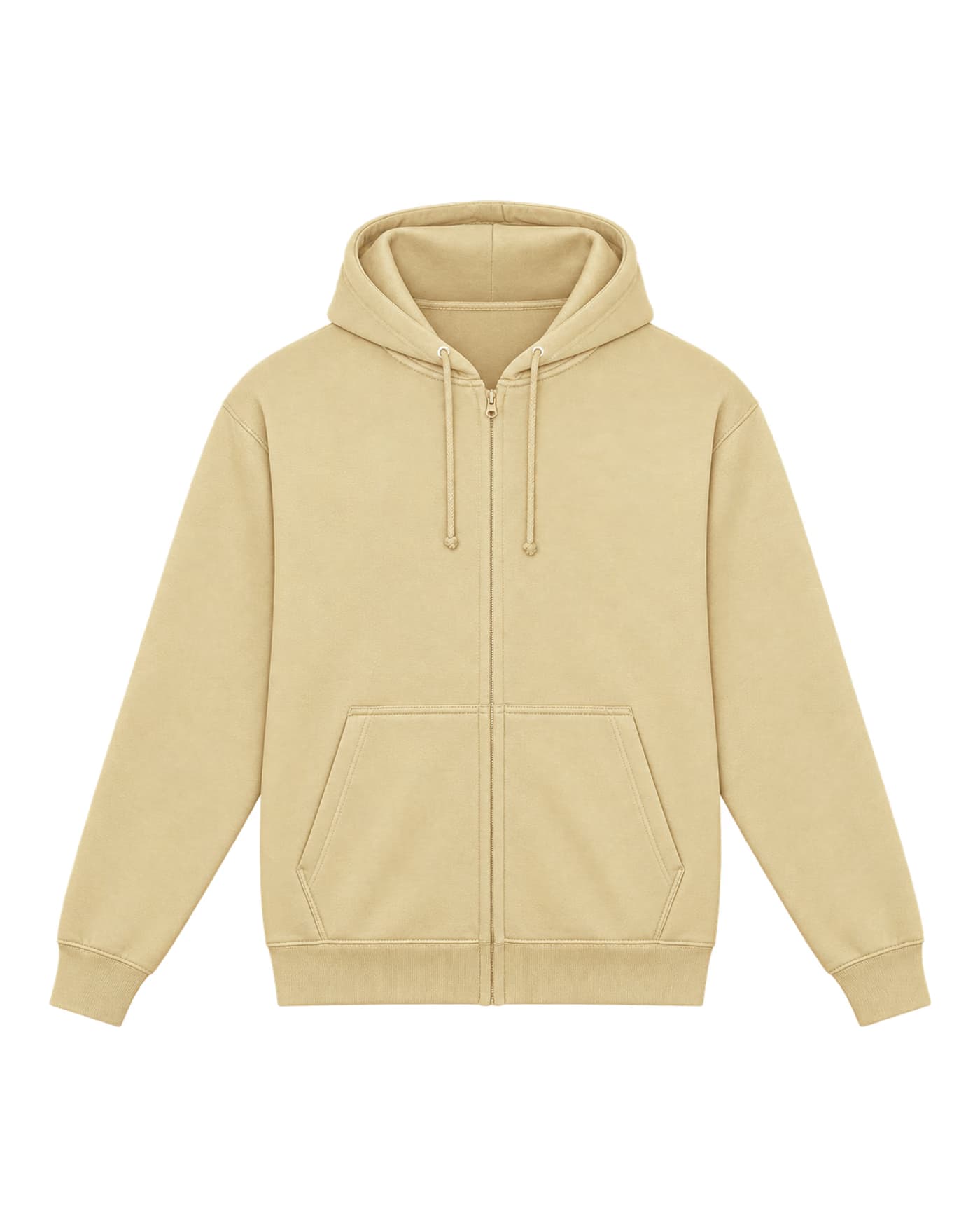 Hoodie zippé Hugo à personnaliser, coupe classique, 280 g/m², coloris sable