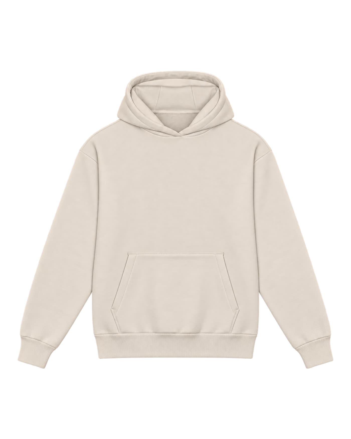 Hoodie Malo à personnaliser, coupe ample, 340 g/m², coloris pierre