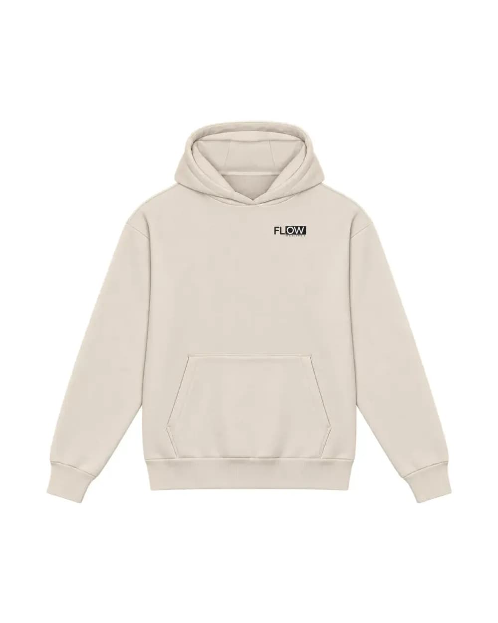 Hoodie pierre personnalisé, un petit wordmark imprimé côté cœur