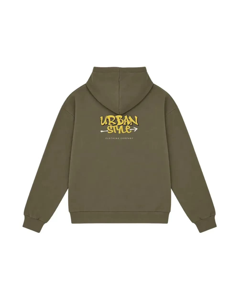 Hoodie de marque imprimé dans le dos, merch d’un créateur