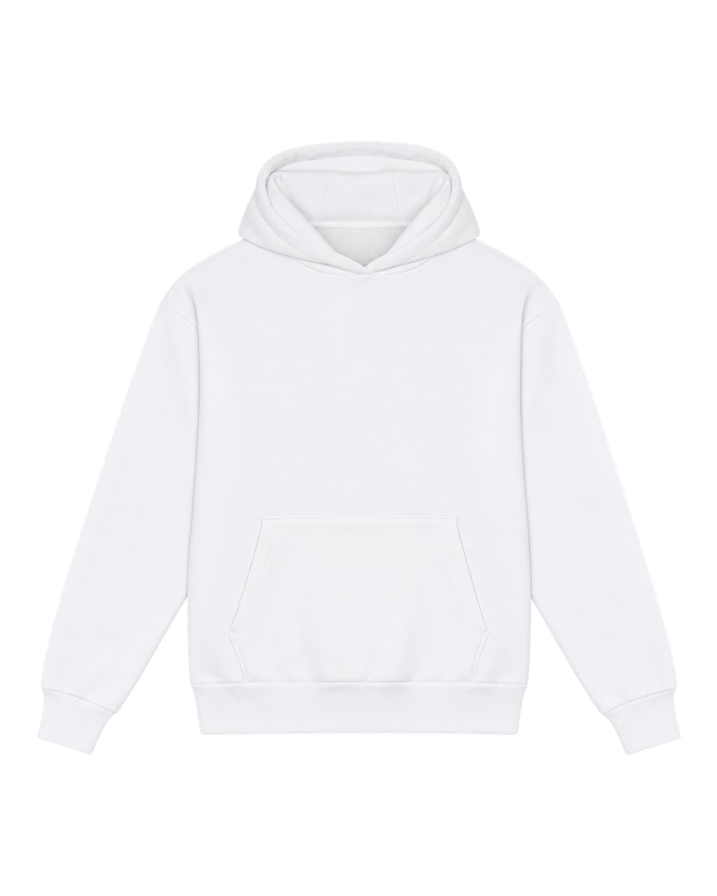 Hoodie Alba à personnaliser, coupe oversize, 440 g/m², coloris blanc