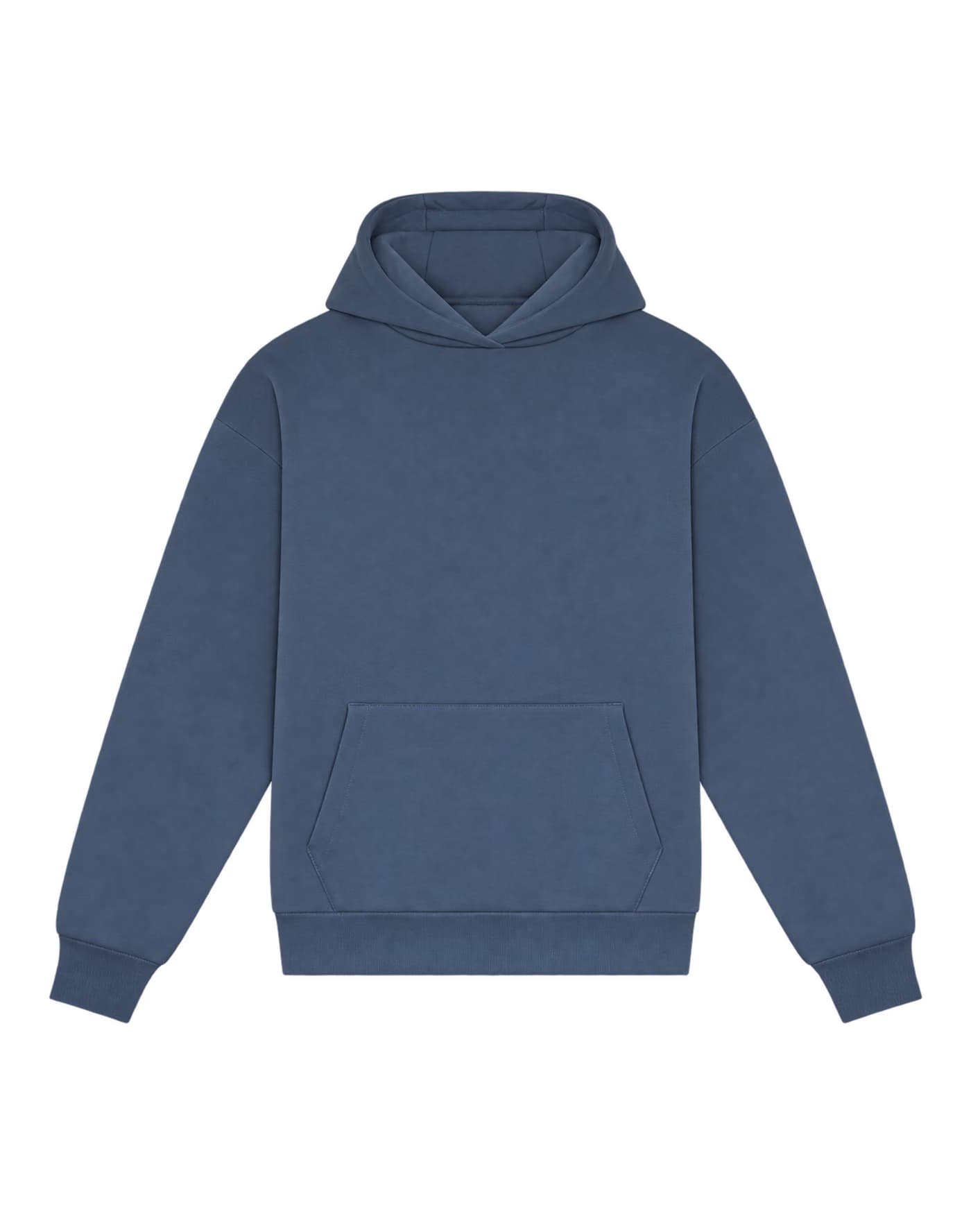 Hoodie Alba à personnaliser, coupe oversize, 440 g/m², coloris bleu gris