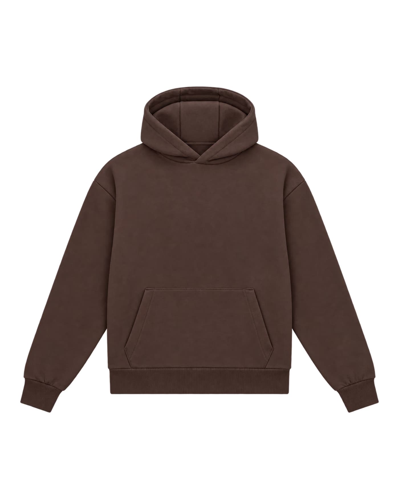 Hoodie Alba à personnaliser, coupe oversize, 440 g/m², coloris chocolat