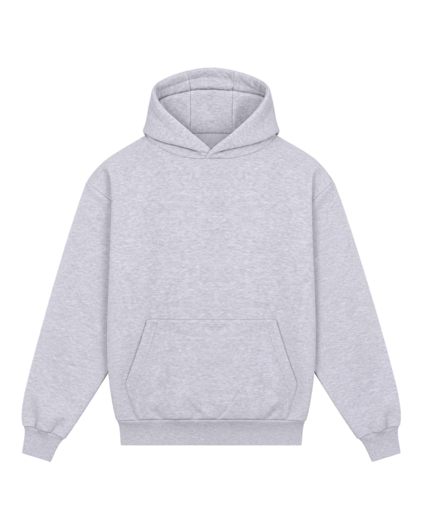 Hoodie Alba à personnaliser, coupe oversize, 440 g/m², coloris gris cendré