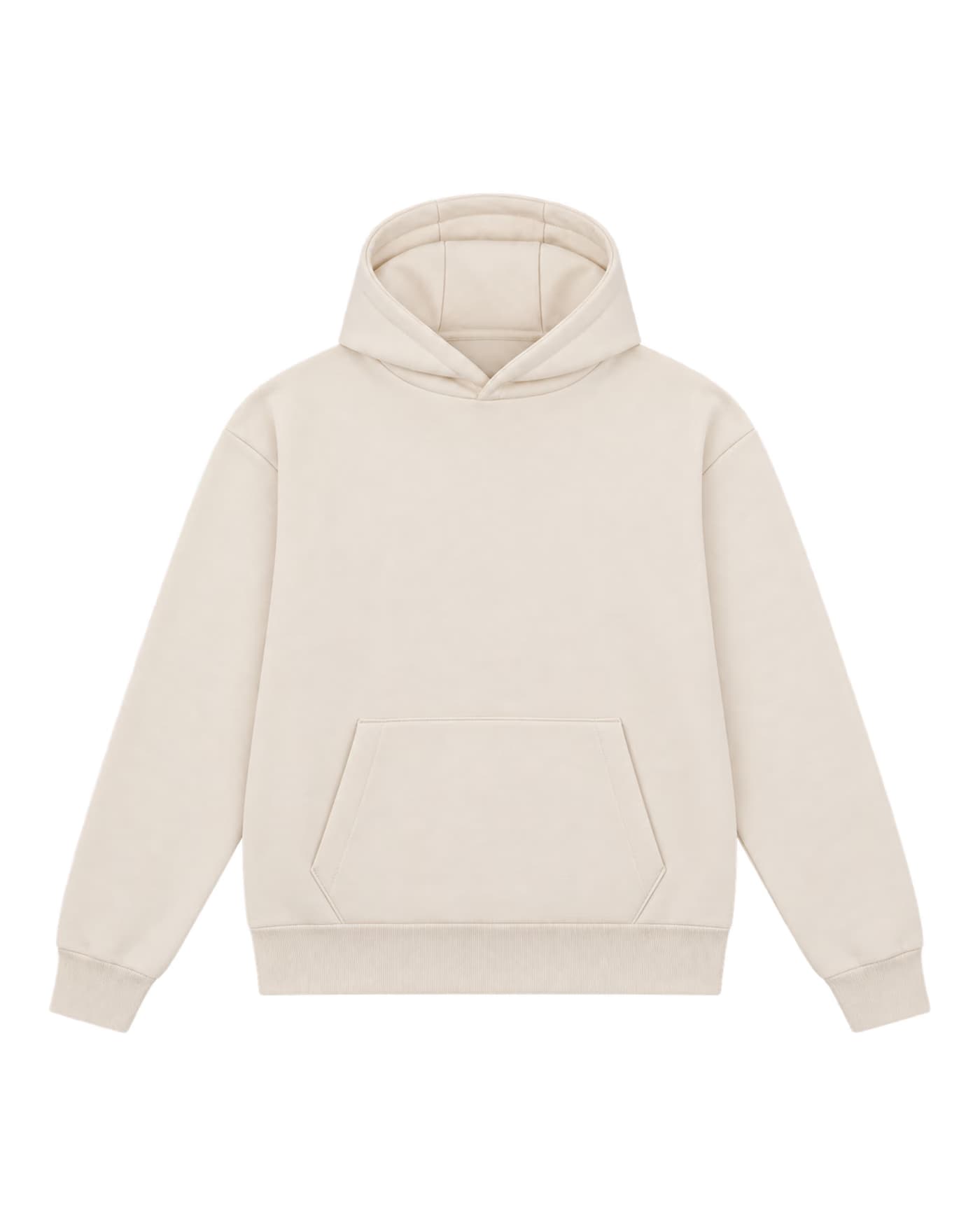 Hoodie Alba à personnaliser, coupe oversize, 440 g/m², coloris vanille