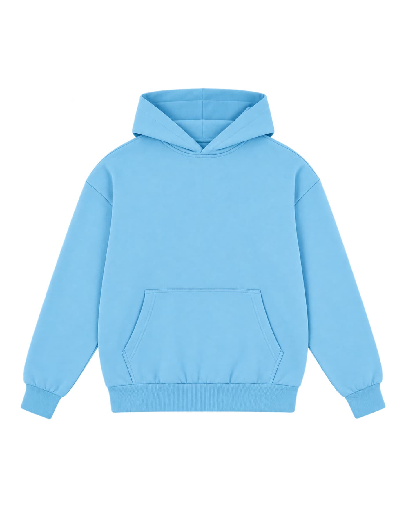 Hoodie Élio à personnaliser, coupe oversize, 500 g/m², coloris bleu ciel
