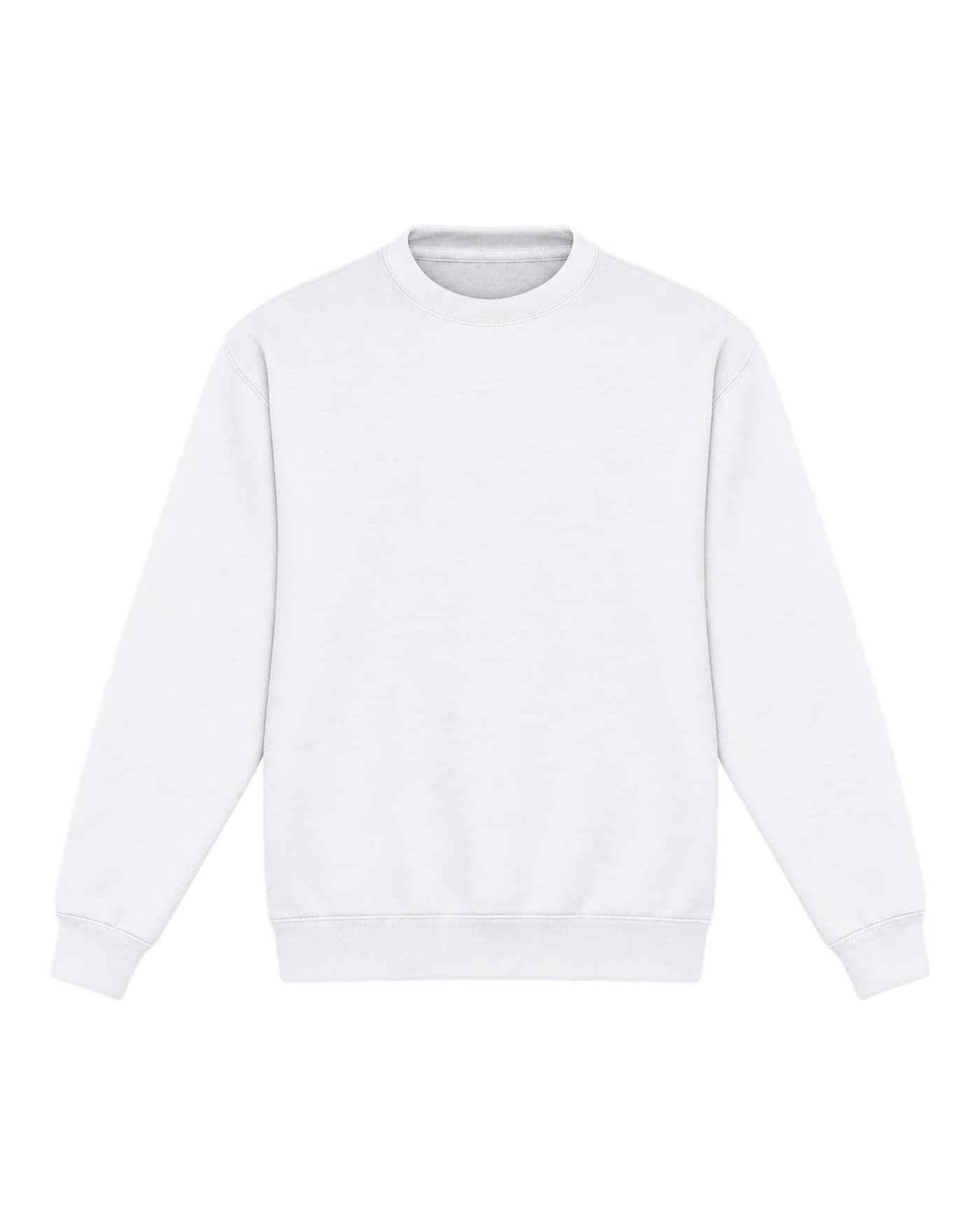 Sweat-shirt Gabin à personnaliser, coupe large, 280 g/m², coloris blanc
