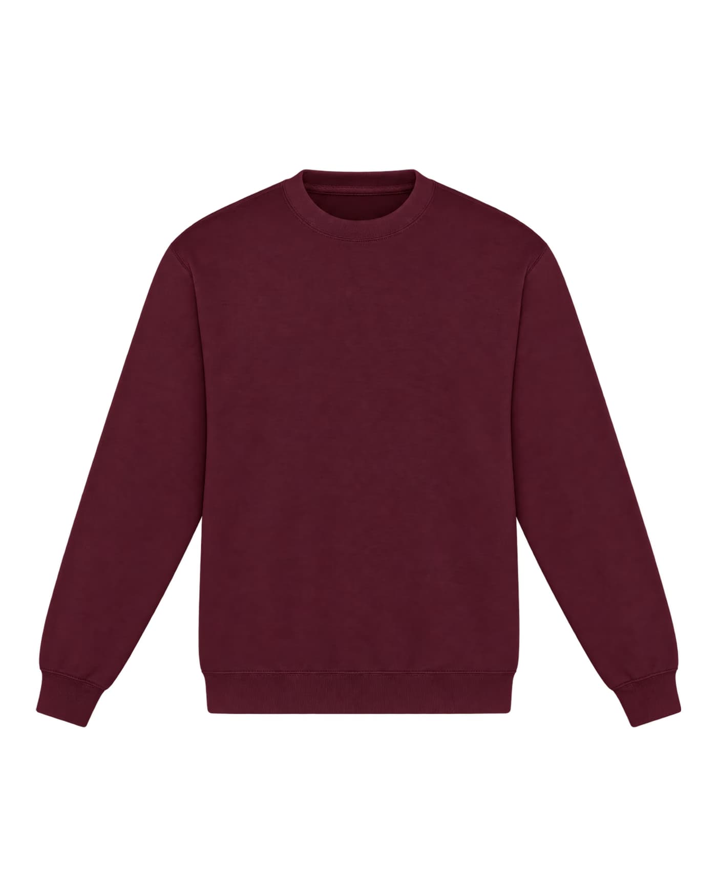 Sweat-shirt Gabin à personnaliser, coupe large, 280 g/m², coloris bordeaux
