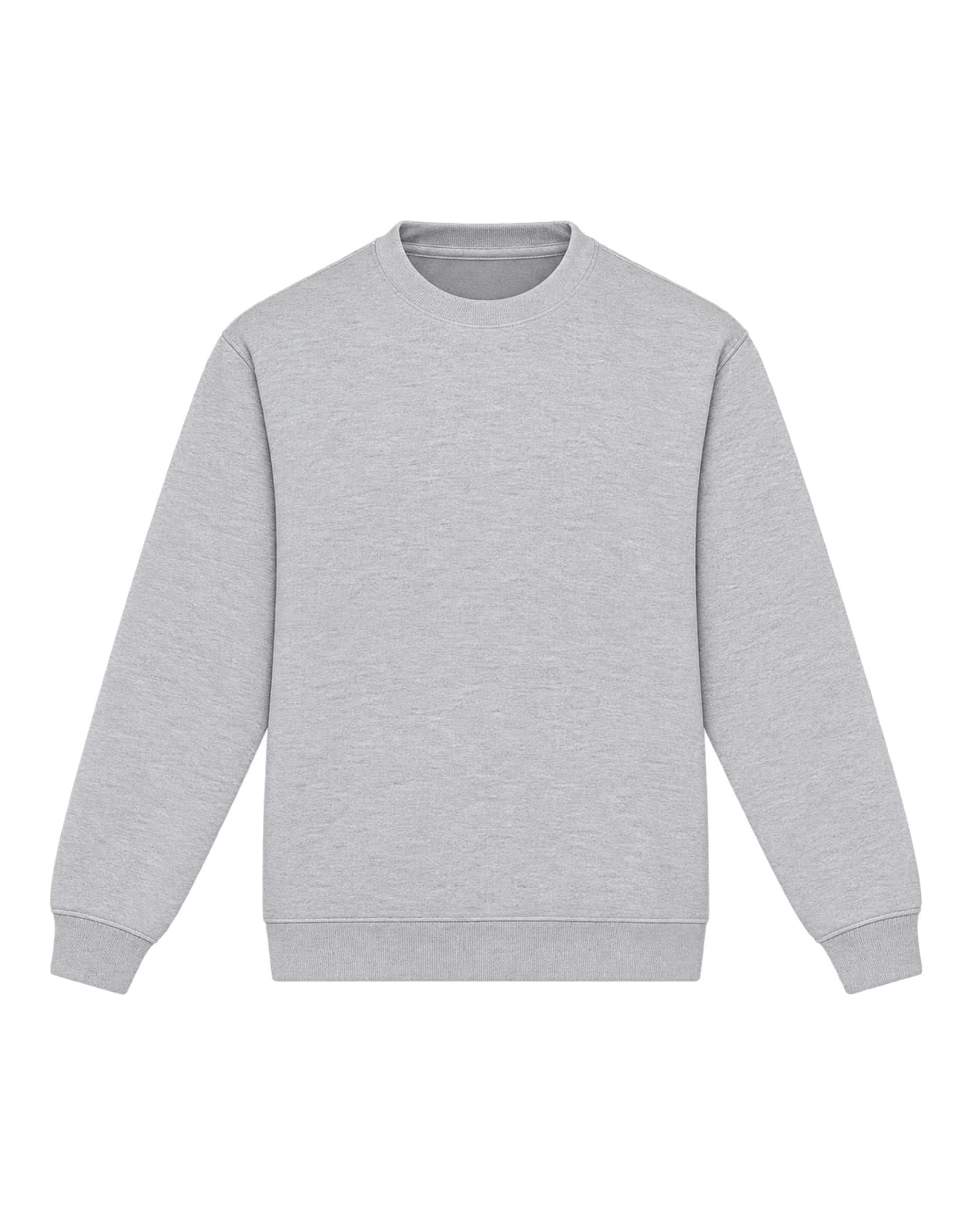 Sweat-shirt Gabin à personnaliser, coupe large, 280 g/m², coloris gris chiné