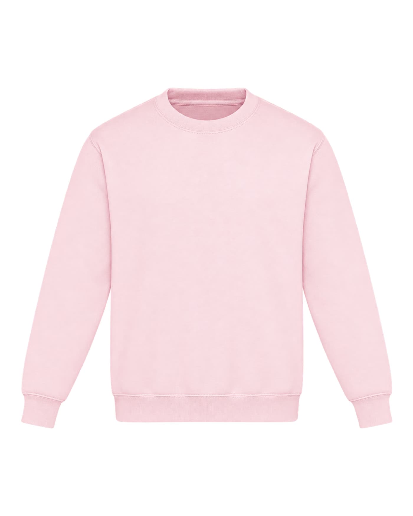 Sweat-shirt Gabin à personnaliser, coupe large, 280 g/m², coloris rose pâle