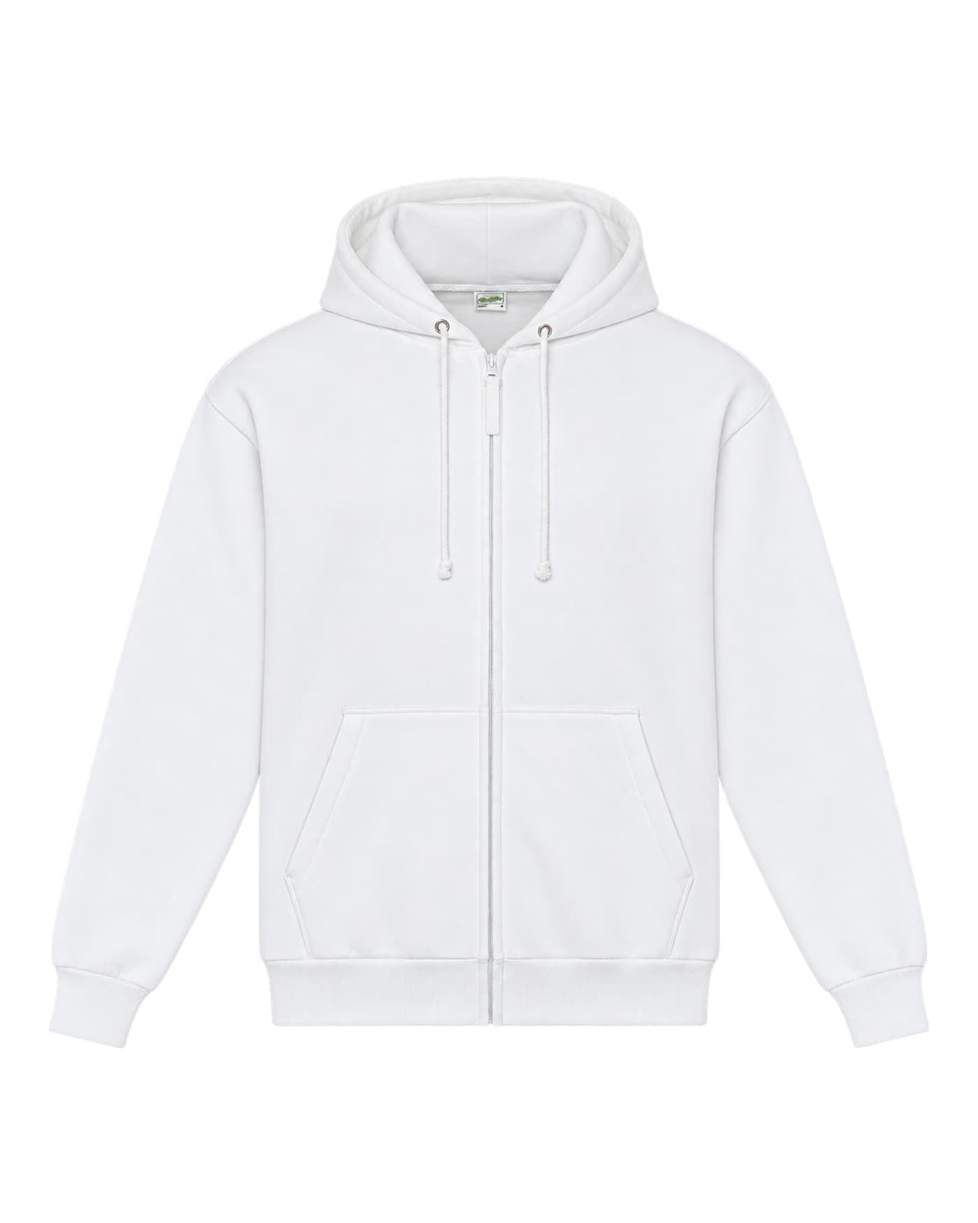 Hoodie zippé Hugo à personnaliser, coupe classique, 280 g/m², coloris blanc