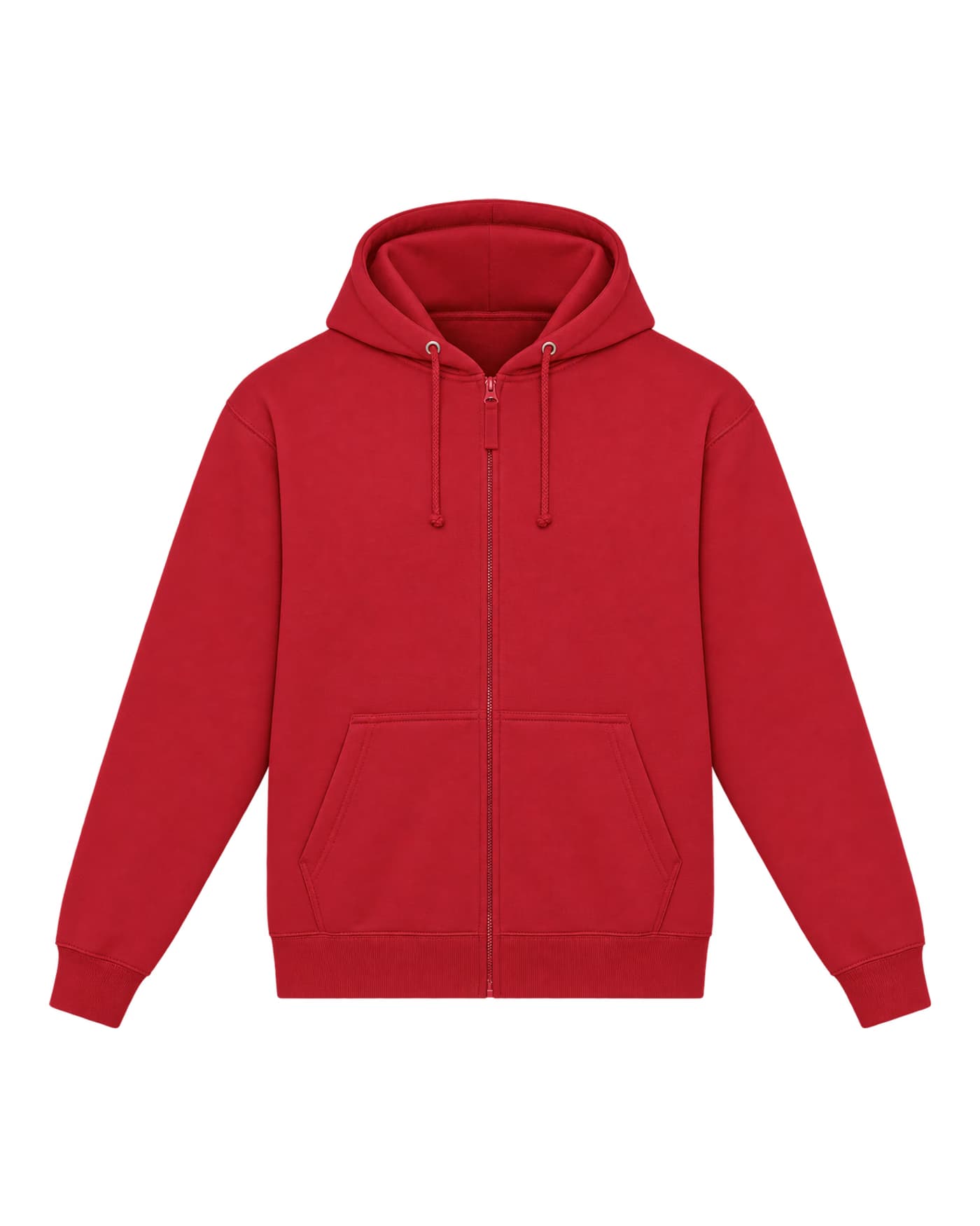 Hoodie zippé Hugo à personnaliser, coupe classique, 280 g/m², coloris rouge