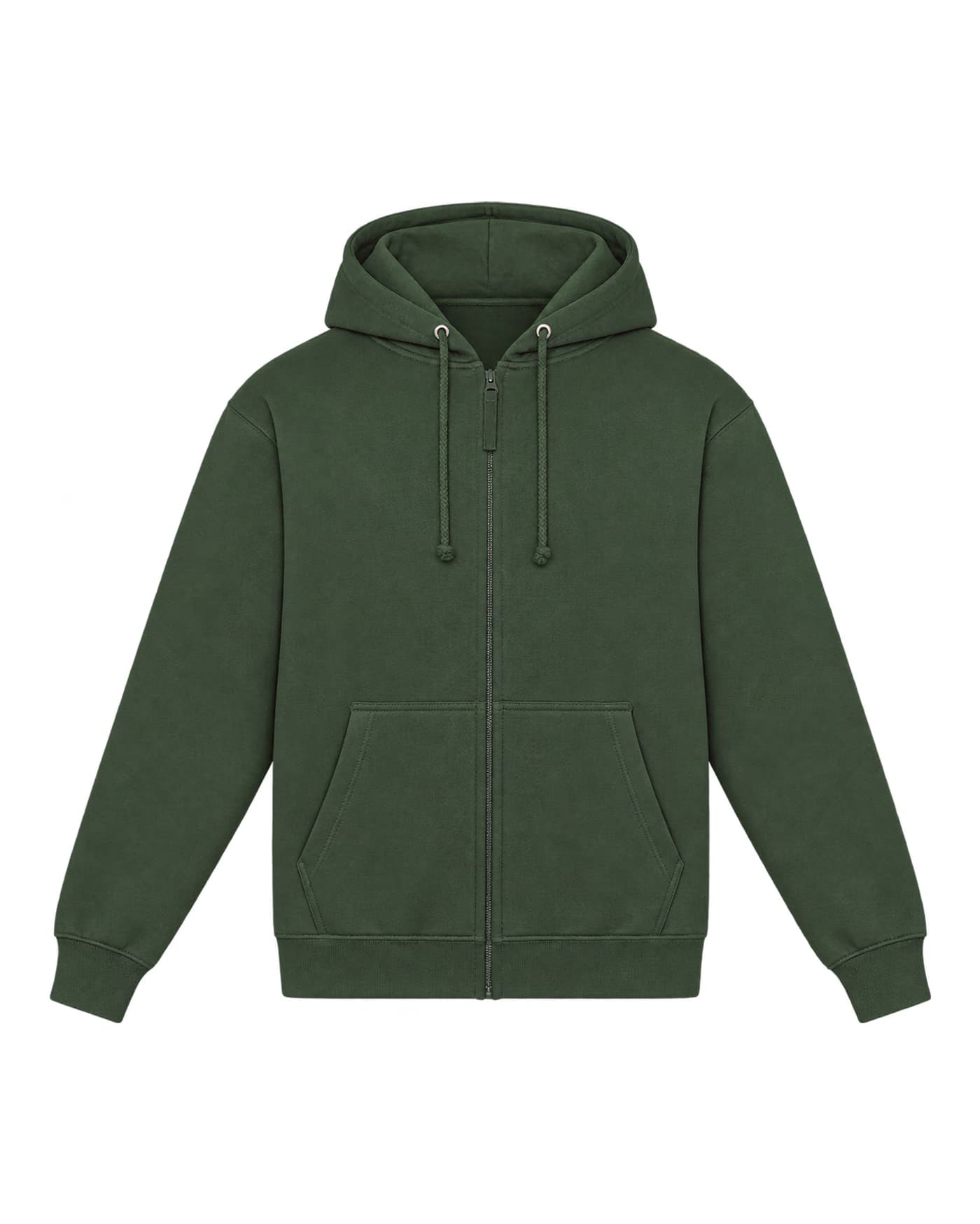 Hoodie zippé Hugo à personnaliser, coupe classique, 280 g/m², coloris vert bouteille