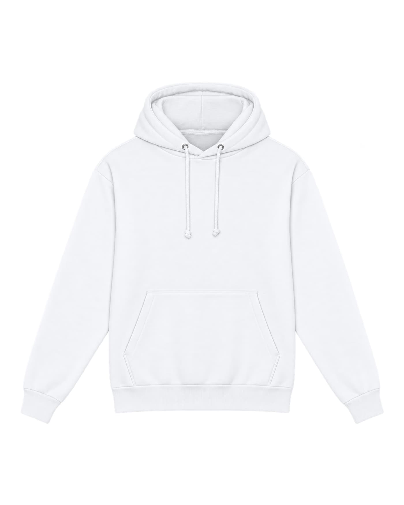Hoodie Jules à personnaliser, coupe large, 280 g/m², coloris blanc