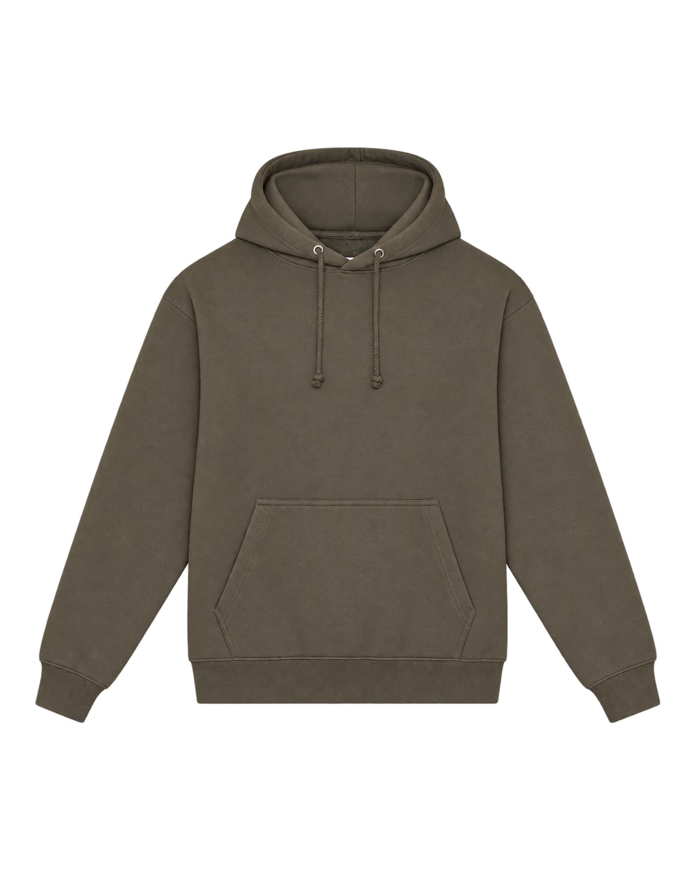 Hoodie Jules à personnaliser, coupe large, 280 g/m², coloris vert olive