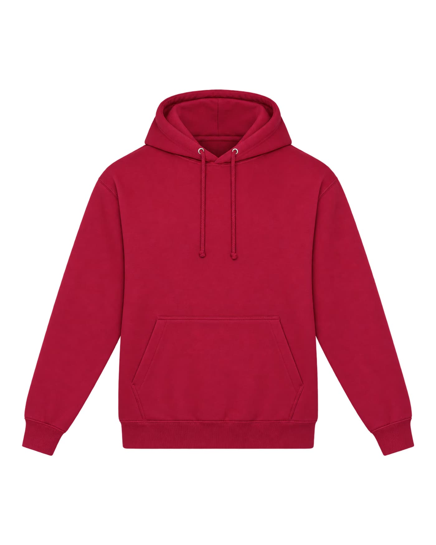 Hoodie Jules à personnaliser, coupe large, 280 g/m², coloris rouge