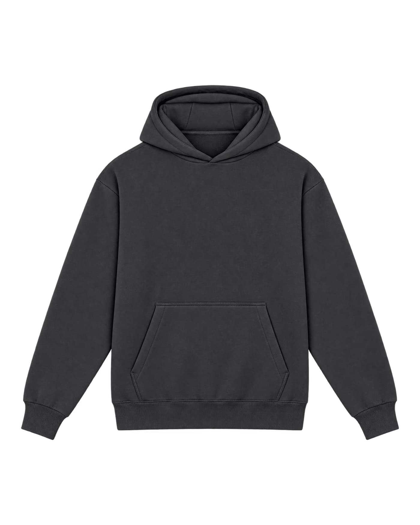 Hoodie Malo à personnaliser, coupe ample, 340 g/m², coloris anthracite