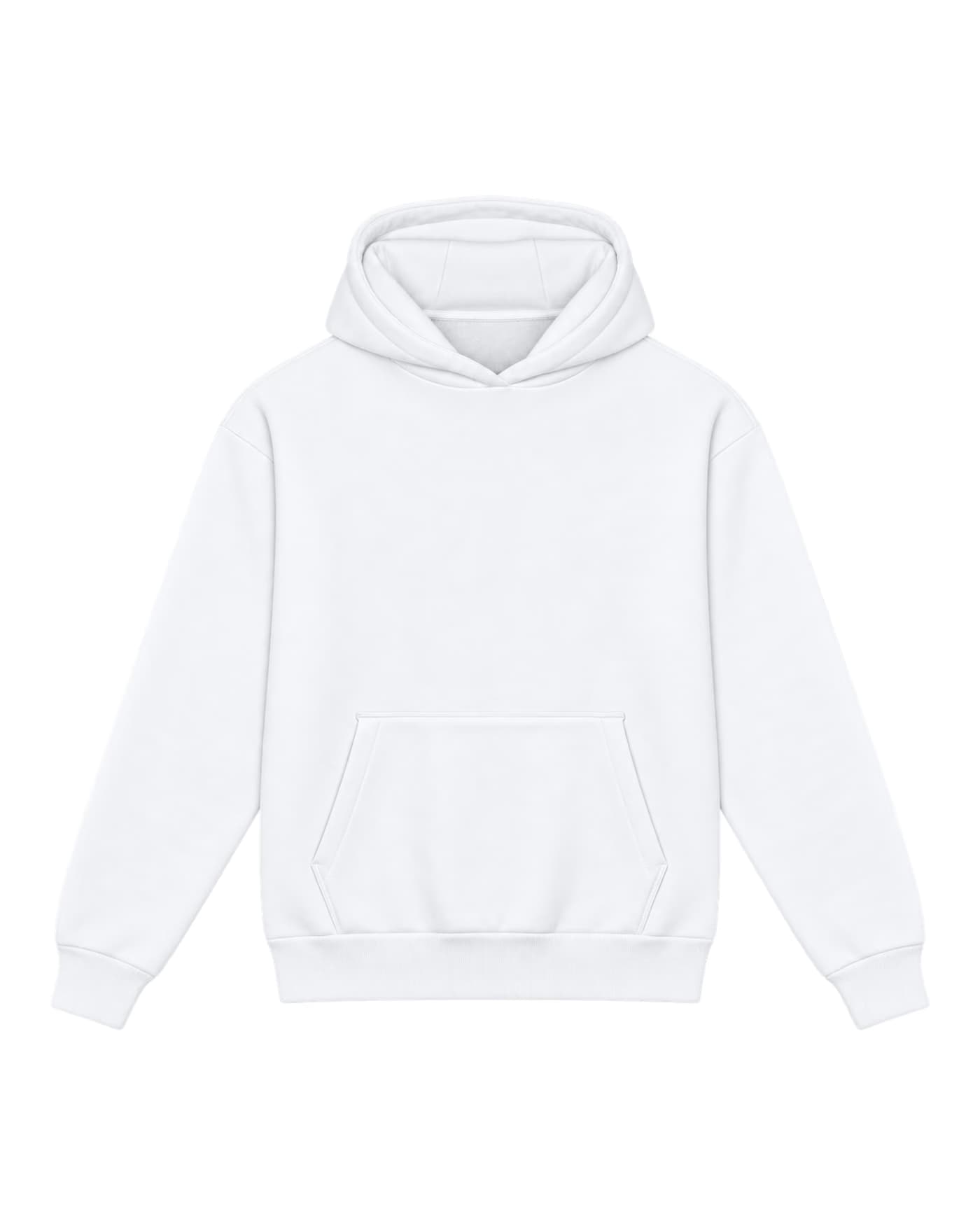 Hoodie Malo à personnaliser, coupe ample, 340 g/m², coloris blanc