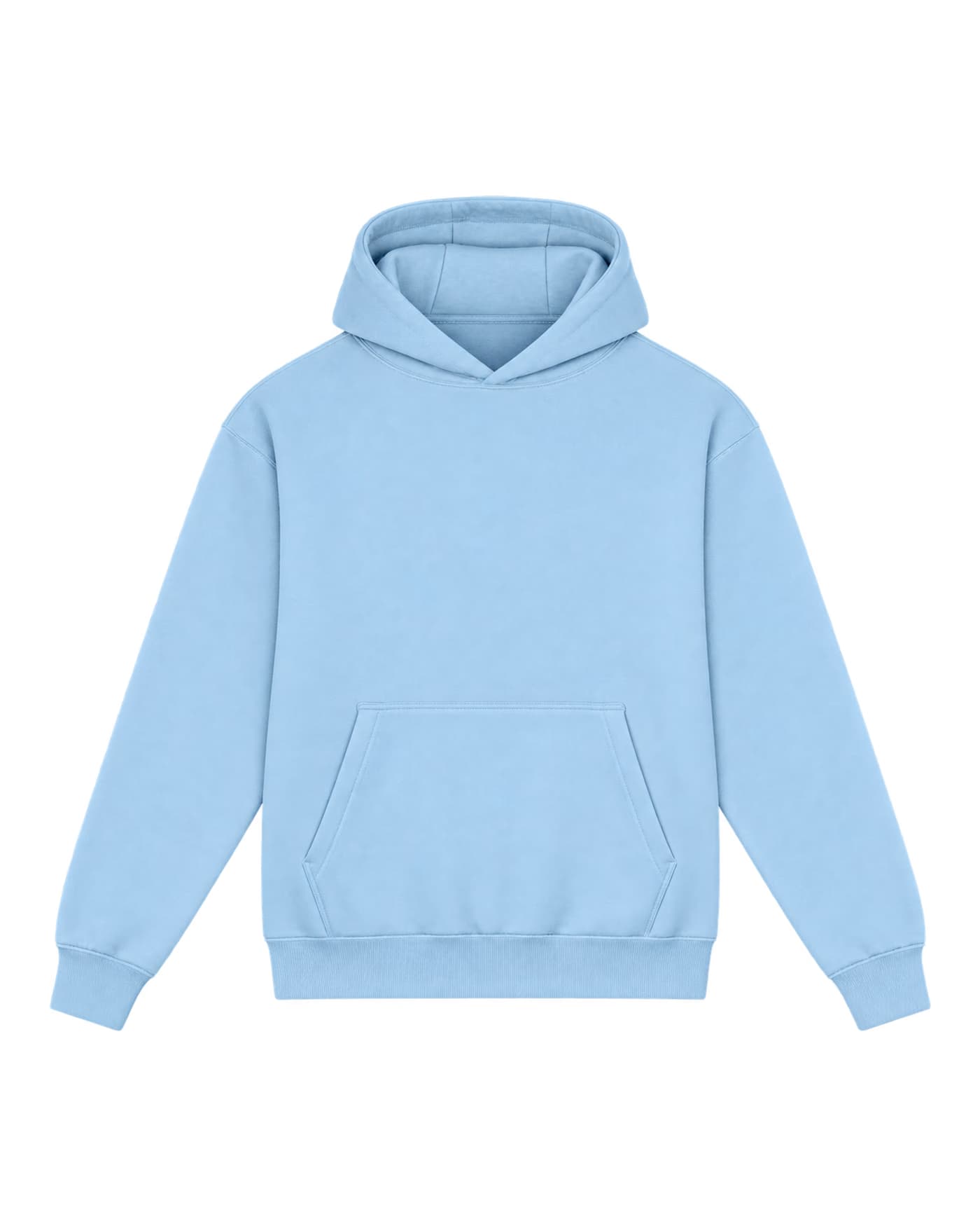 Hoodie Malo à personnaliser, coupe ample, 340 g/m², coloris bleu ciel