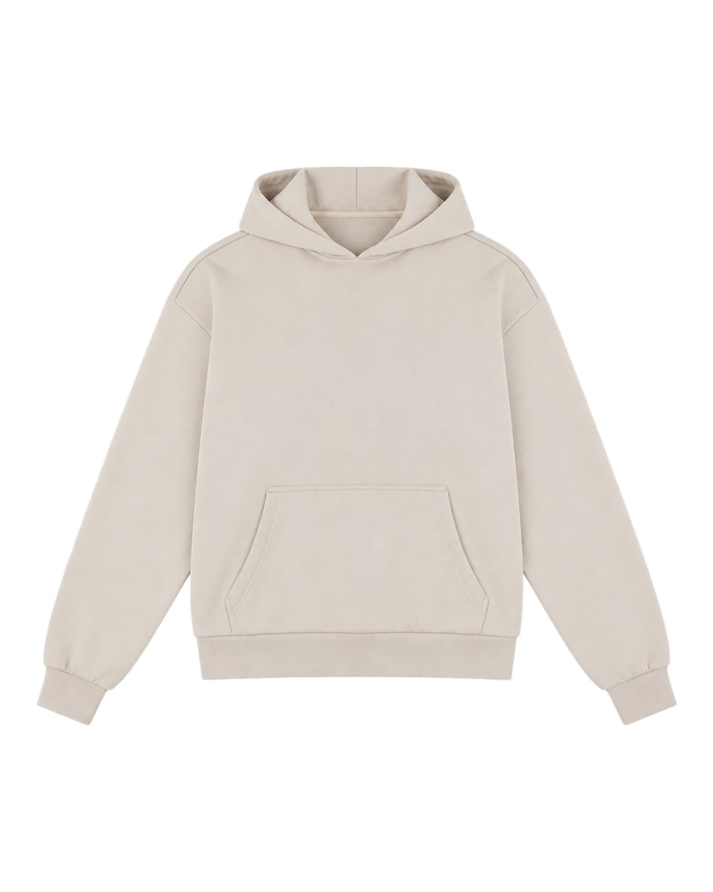 Hoodie Oscar à personnaliser, coupe oversize, 460 g/m², coloris blanc cassé