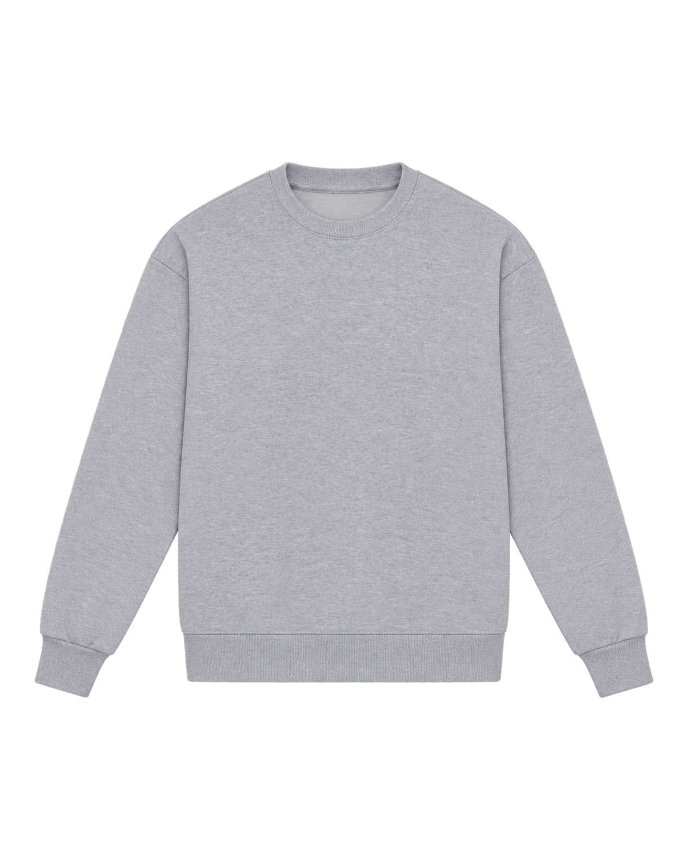 Sweat-shirt Ulysse à personnaliser, coupe ample, 440 g/m², coloris gris chiné